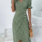 TINE | VESTIDO DE MANGA CORTA FLORAL