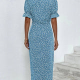 TINE | VESTIDO DE MANGA CORTA FLORAL