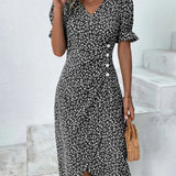 TINE | VESTIDO DE MANGA CORTA FLORAL