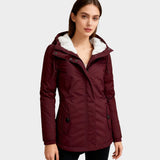 Anna™ | Chaqueta otoñal larga de felpa