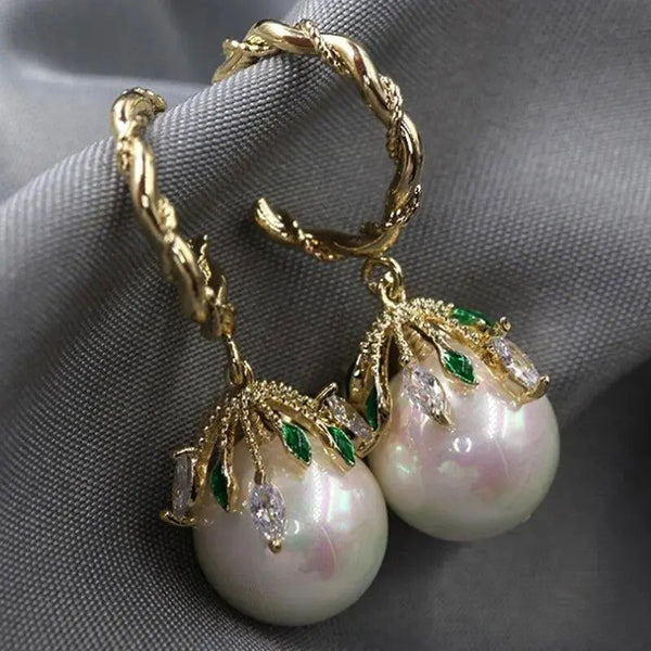 Pendientes Elegantes Malia con Perlas