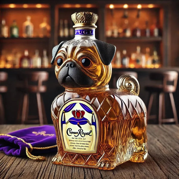 Bulldog Francés Botella de Whisky