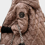 Christina™ | Chaqueta con capucha estilo patchwork