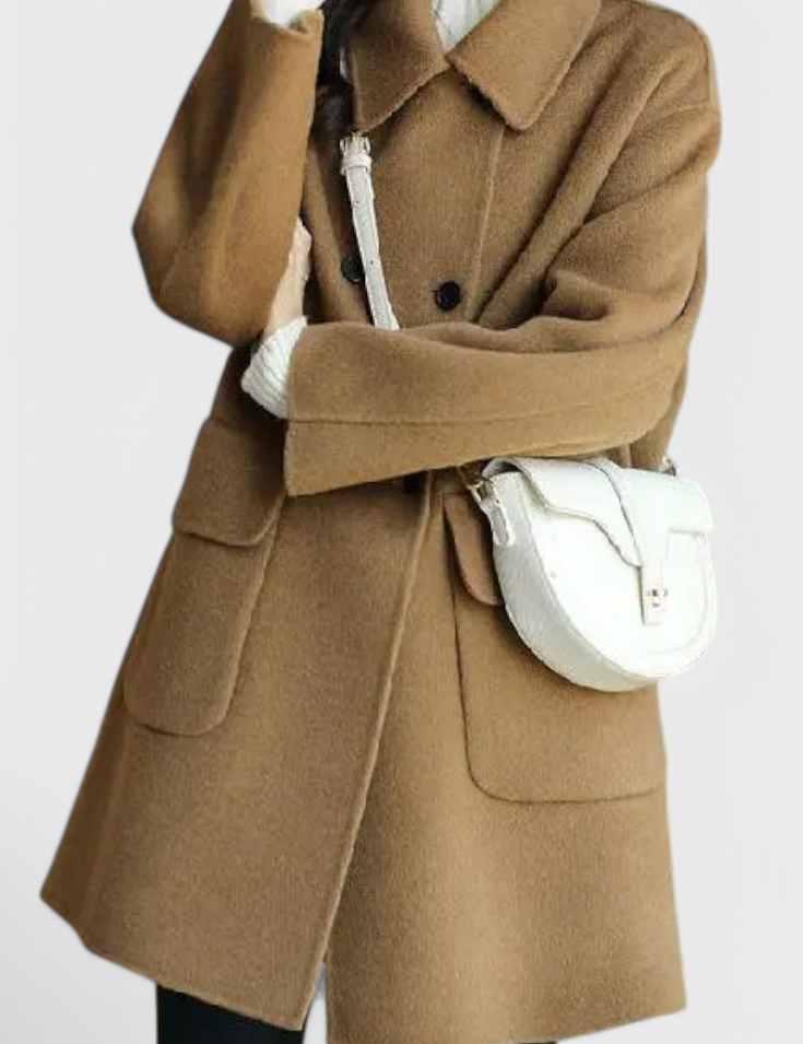 Camille | Abrigo de Lana Clásico de Doble Botonadura