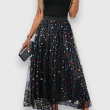 Claire Falda de Lunares Colorida