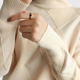 Jasmine | Jersey de Cuello Alto de Cachemira