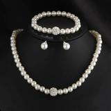 Conjunto Elegante de Pérolas
