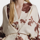 Claribel Vestido Kimono con Estampado Origami