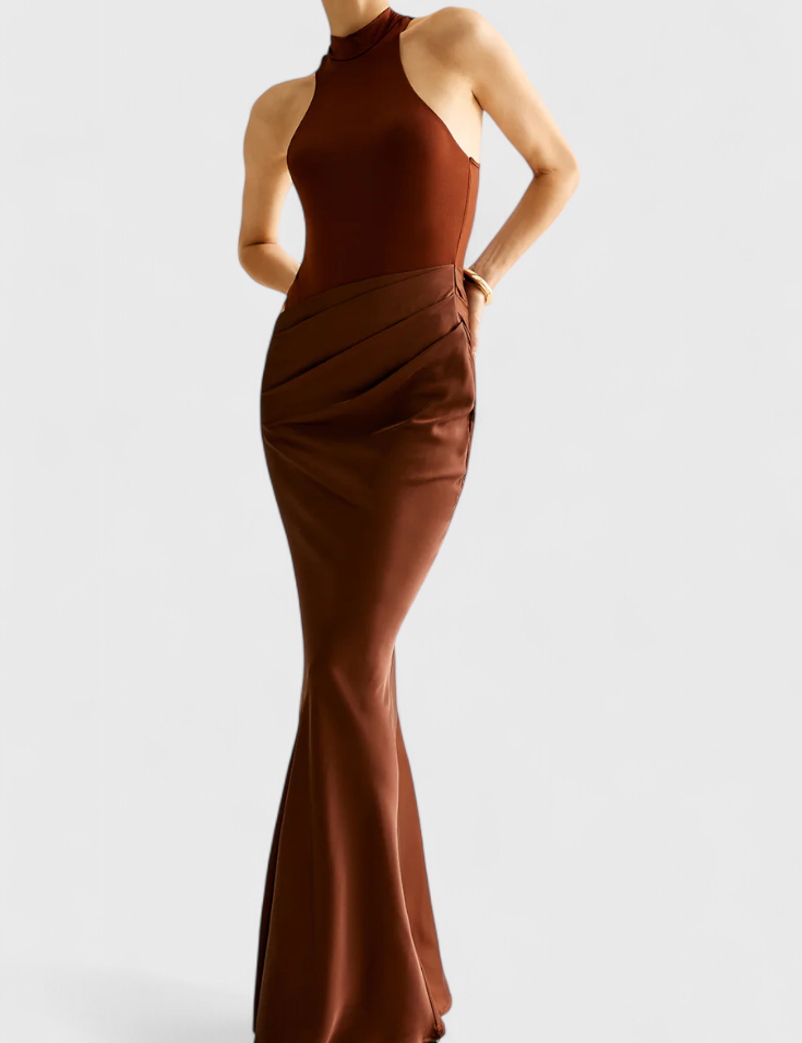 Mafalda Vestido Maxi con Estilo Tank Top y Silueta Esbelta