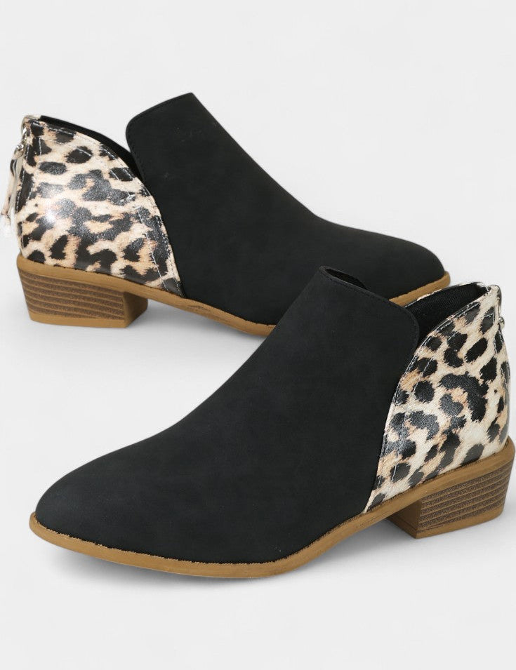 Janicee Botas Ortopédicas con Estampado de Leopardo