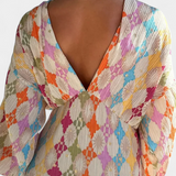 Shanice Vestido Maxi con Estampado Geométrico