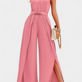 Nyree Mono Asimétrico con Cut-Out y Manga Lazo