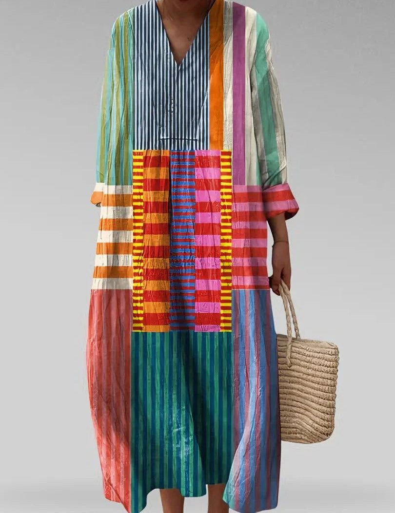 CARLA | ELEGANTE VESTIDO GEOMÉTRICO