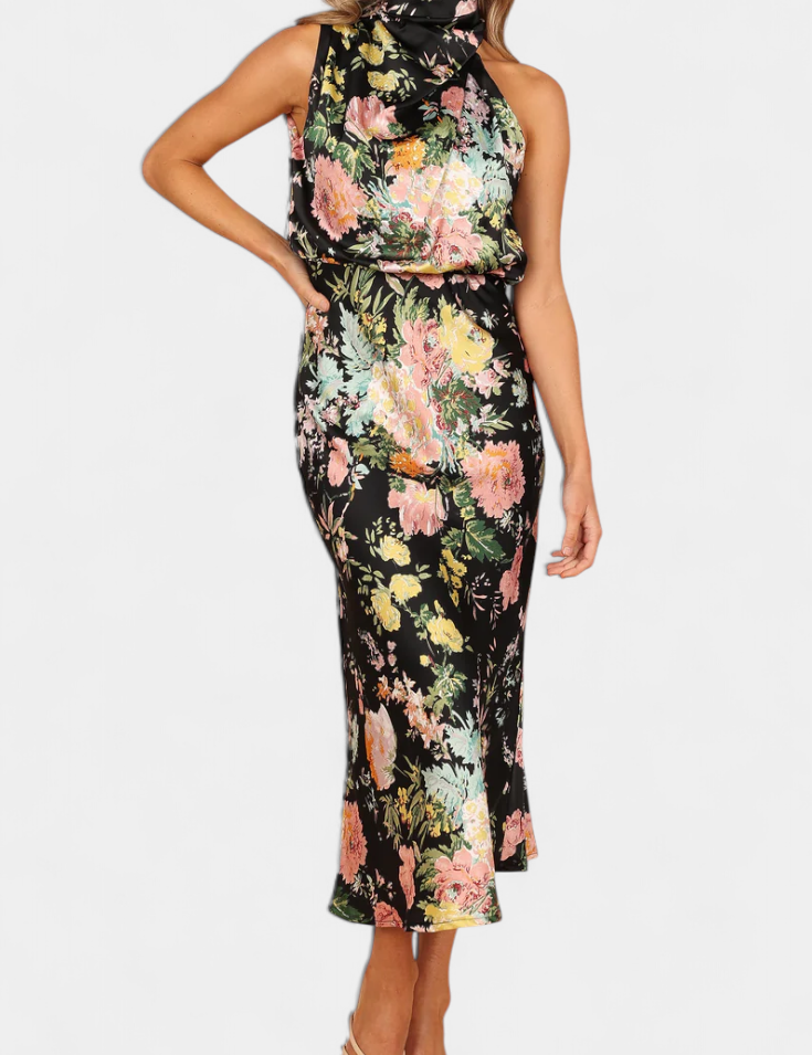 Lisa | Maxi Floral Halter