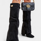 Raya Botas hasta la Rodilla con Tacón Bloque