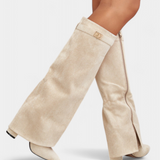 Raya Botas hasta la Rodilla con Tacón Bloque