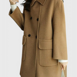 Camille | Abrigo de Lana Clásico de Doble Botonadura