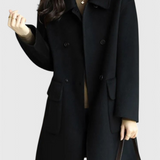 Camille | Abrigo de Lana Clásico de Doble Botonadura