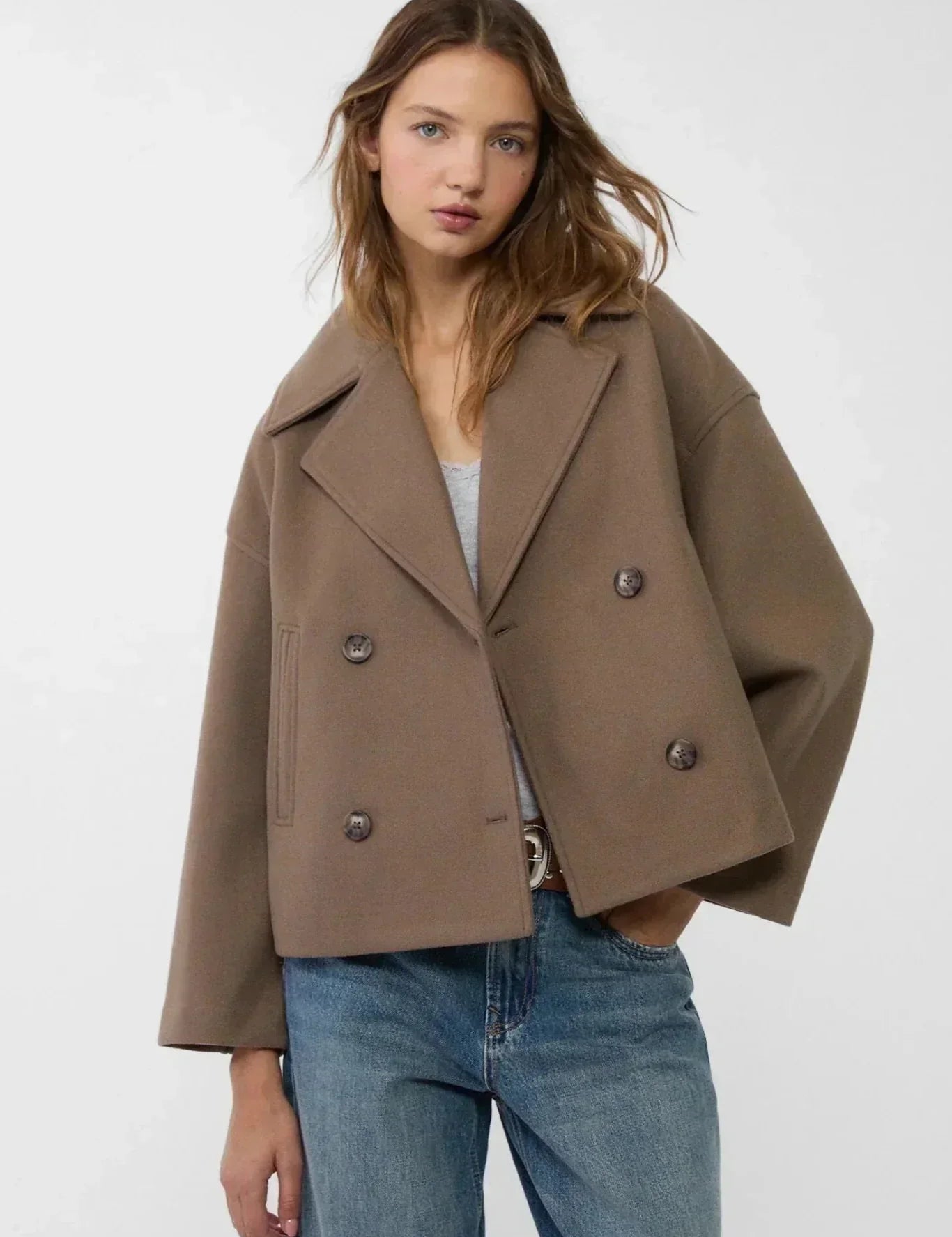 Destiny | Chaqueta Corta Doble Botonadura