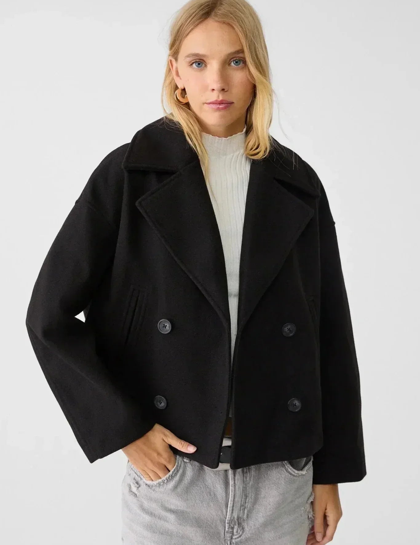 Destiny | Chaqueta Corta Doble Botonadura